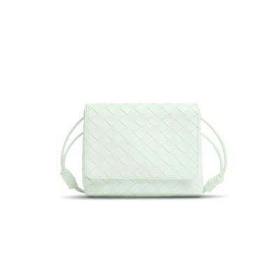 BOTTEGA VENETA MINI INTRECCIATO CROSSBODY BAG 741897VCPP31807 (19*15*5.5cm)